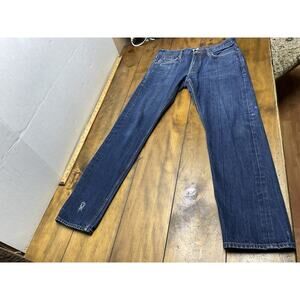 Billionaire Boys Club BBC Denim Astronaut Jeans Embroidered Blue Men's 34